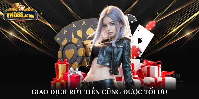 Giao dịch rút tiền cũng được tối ưu chỉ sau 2-3 phút

